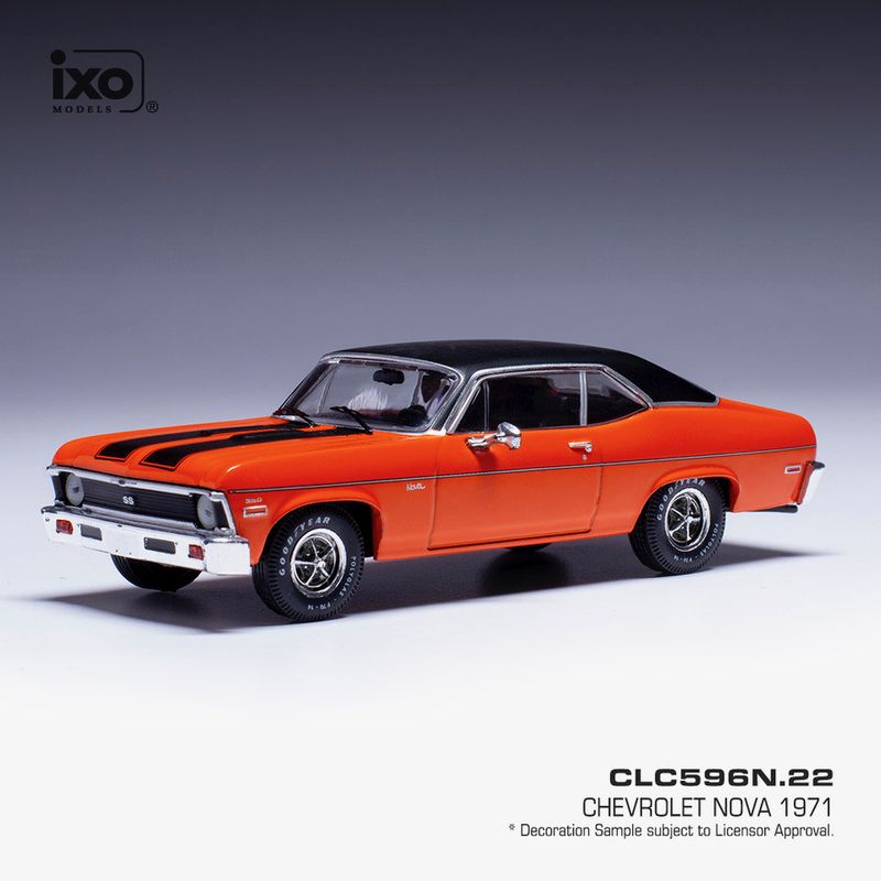 1:43 Ixo - 1971 Chevrolet Nova SS Orange 1:43 Ixo - 1971 Chevrolet Nova SS Orange