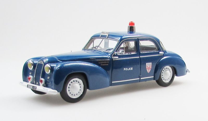 1:43 Esval Model - Delage D6-3L by Autobineau Police 1954 1:43 Esval Model - Delage D6-3L by Autobineau Police 1954