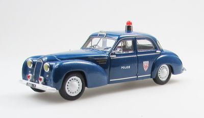 1:43 Esval Model - Delage D6-3L by Autobineau Police 1954 1:43 Esval Model - Delage D6-3L by Autobineau Police 1954