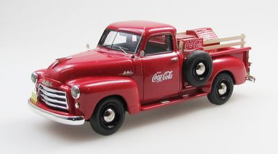 1:43 Esval Model - GMC 100 Pickup Coca Cola 1951 Red 1:43 Esval Model - GMC 100 Pickup Coca Cola 1951 Red