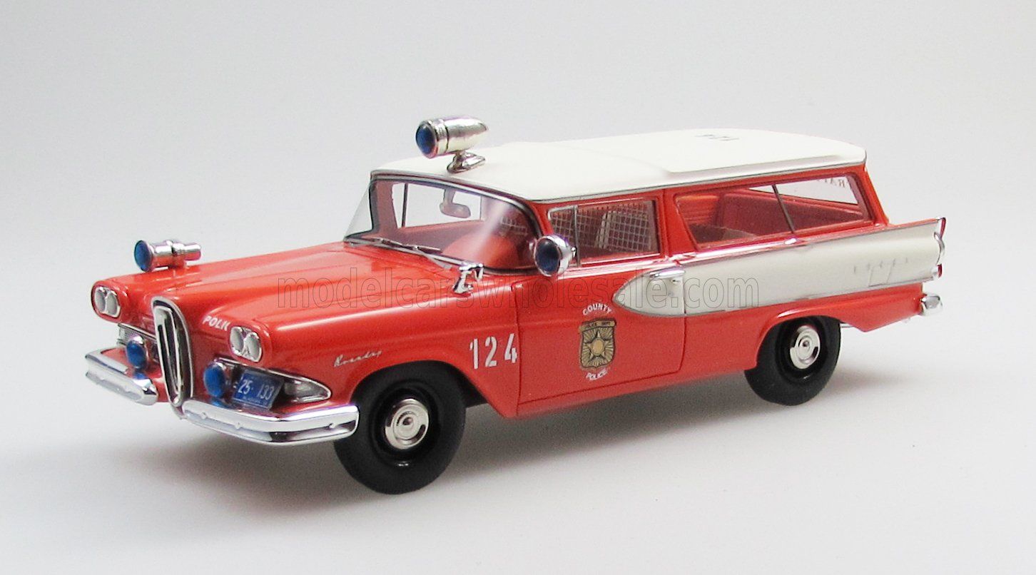 1:43 Esval Model - Edsel Roundup SW Police 1958
