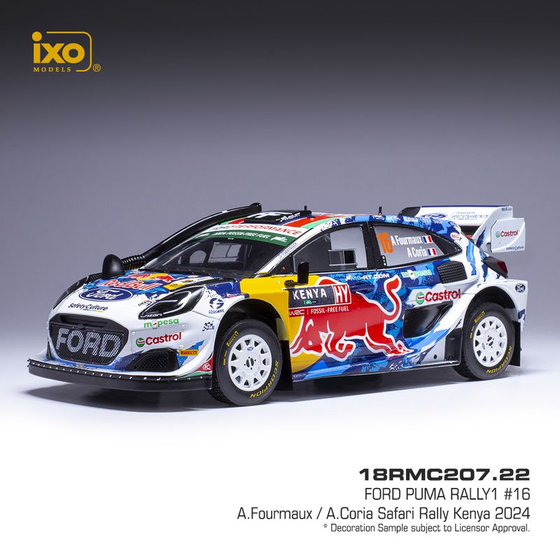 1:18 Ixo - 2024 Ford Puma Rally 1 WRC #16 Safari Rallye Kenia A.Fourmaux A.Coria 1:18 Ixo - 2024 Ford Puma Rally 1 WRC #16 Safari Rallye Kenia A.Fourmaux A.Coria