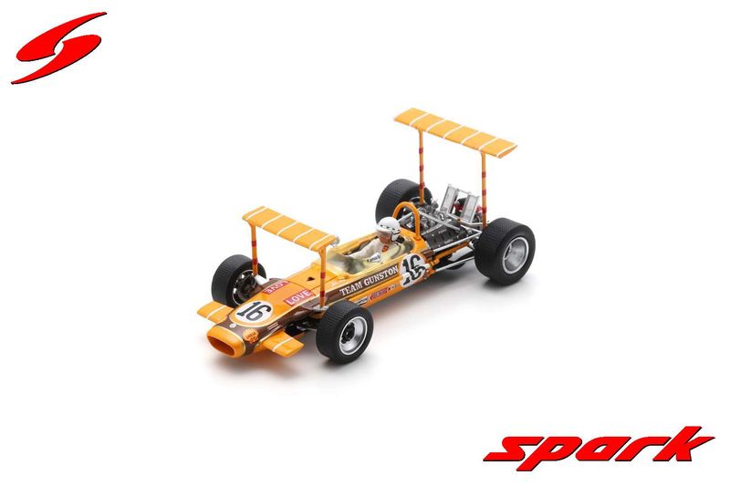 1:43 Spark - Lotus 49 No.16 South African GP 1969 John Love 1:43 Spark - Lotus 49 No.16 South African GP 1969 John Love