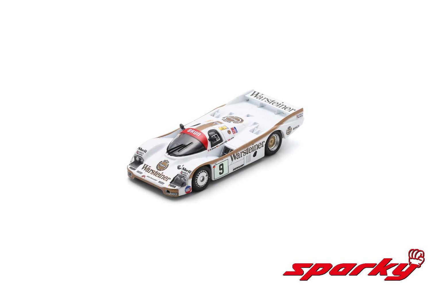 1:64 Spark - Porsche 956 No.9 Le Mans 24H 1984 W. Brun - L. von Bayern - B. Akin