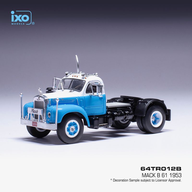 1:64 Ixo - 1953 Mack B 61 Blau Weiß