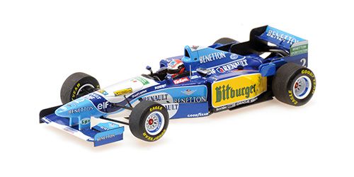 1:43 Minichamps - BENETTON RENAULT B195 – JOHNNY HERBERT – WINNER BRITISH GP 1995