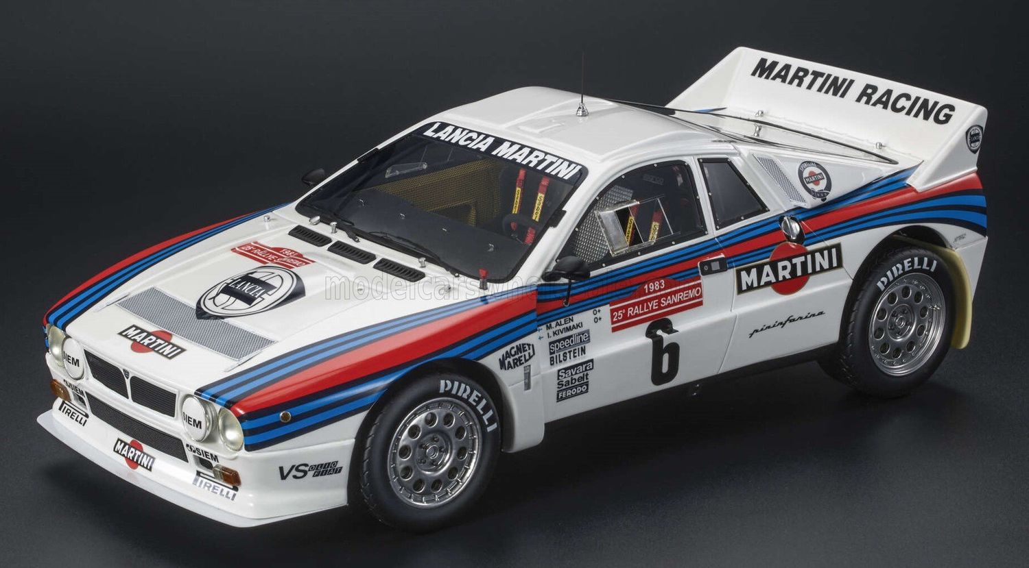 1:43 Top Marques - Lanica 037 Martini Racing #6 Winner Rally Sanremo 1983 M. Alen - I. Kivimaki