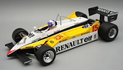 1:18 Tecnomodel - Renault F1 RE30B V6 Turbo Team renault Elf #15 Winner South African GP 1982 A. Prost *With Pilot Figure*