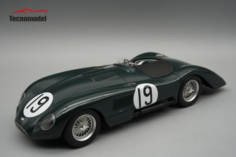 1:18 Tecnomodel - Jaguar C-Type 3.5L S6 Longtail Spider Team Jaguar Cars Ltd. #19 24h Le Mans 1952 P. Whitehead - I. Stewart