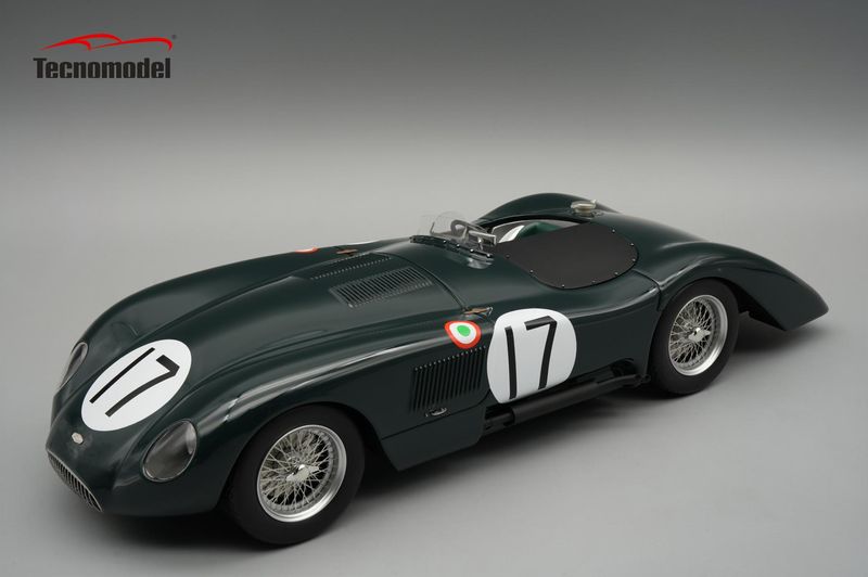 1:18 Tecnomodel - Jaguar C-Type 3.5L S6 Longtail Spider Team Jaguar Cars Ltd. #17 24h Le Mans 1952 S. Moss - P. Walker