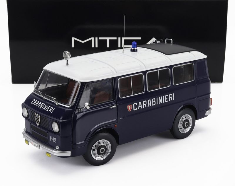 1:18 Mitica Diecast - 1969 Alfa Romeo F-12 Minibus 1. Series Carabinieri