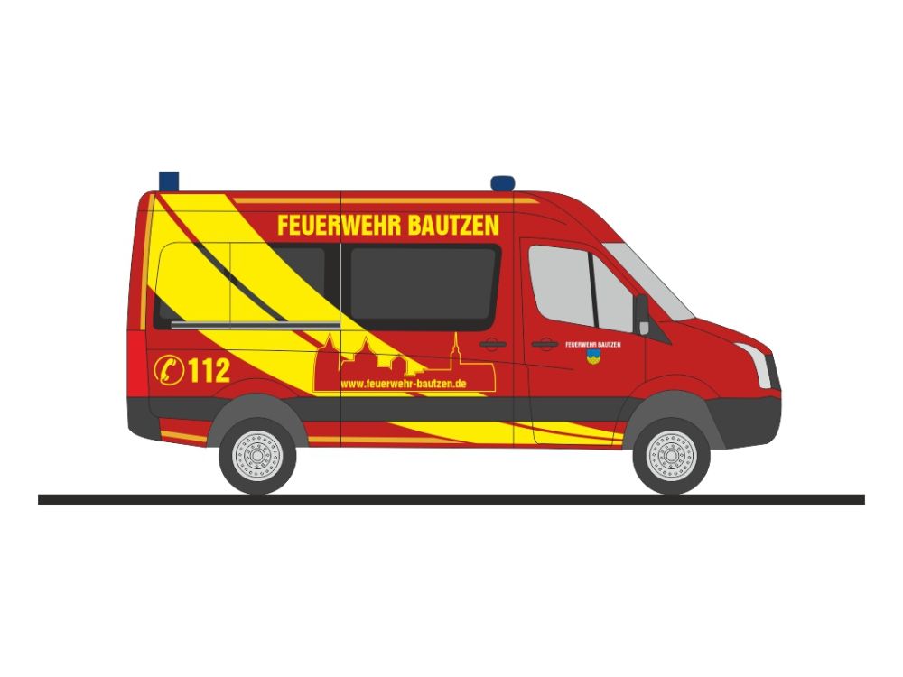 1:87 Rietze - VW CRAFTER Feuerwehr Bautzen 2011