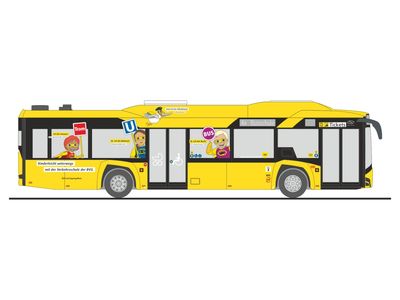 1:87 Rietze - SOLARIS URBINO 12 BVG - Verkehrserziehung 2014 1:87 Rietze - SOLARIS URBINO 12 BVG - Verkehrserziehung 2014