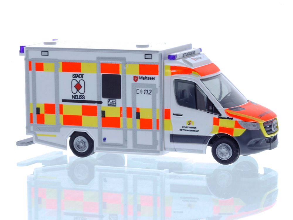 1:87 Rietze - Mercedes Benz SPRINTER GSF Malteser Rettungsdienst Neuss 2018