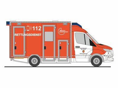 1:87 Rietze - Mercedes Benz SPRINTER GSF Rettungsdienst Warendorf 2018 1:87 Rietze - Mercedes Benz SPRINTER GSF Rettungsdienst Warendorf 2018