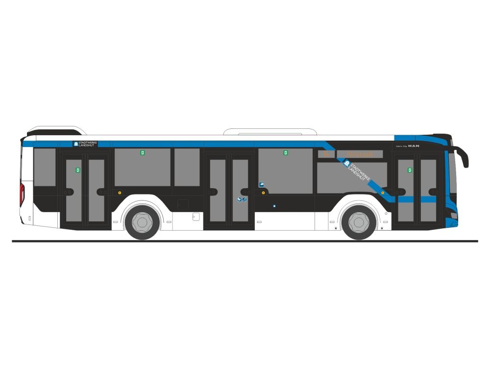 1:87 Rietze - Man LION'S City 12 Stadtwerke Landshut 2018