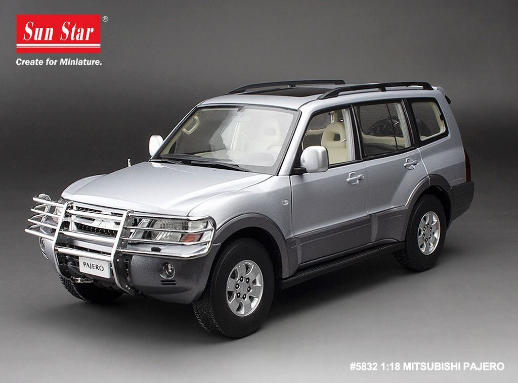 1:18 Sunstar YC MODEL - Mitsubishi Pajero V73 Cool Silver