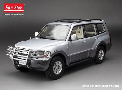 1:18 Sunstar YC MODEL - Mitsubishi Pajero V73 Cool Silver 1:18 Sunstar YC MODEL - Mitsubishi Pajero V73 Cool Silver