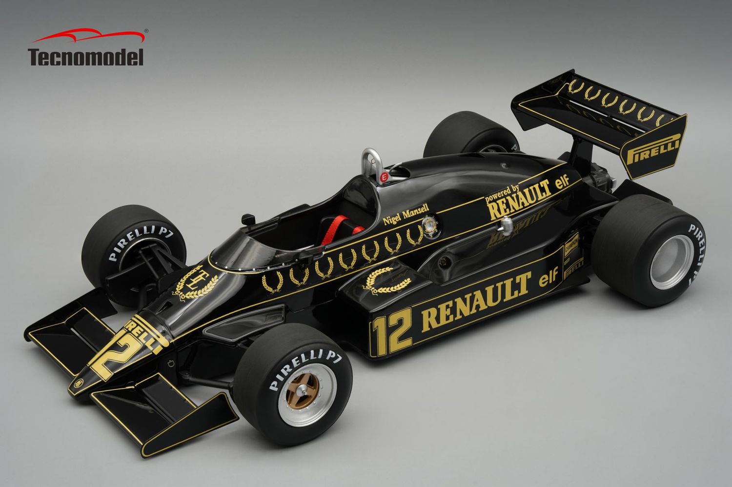1:18 Tecnomodel - Lotus 94T 1983 British GP Driver: Nigel Mansell