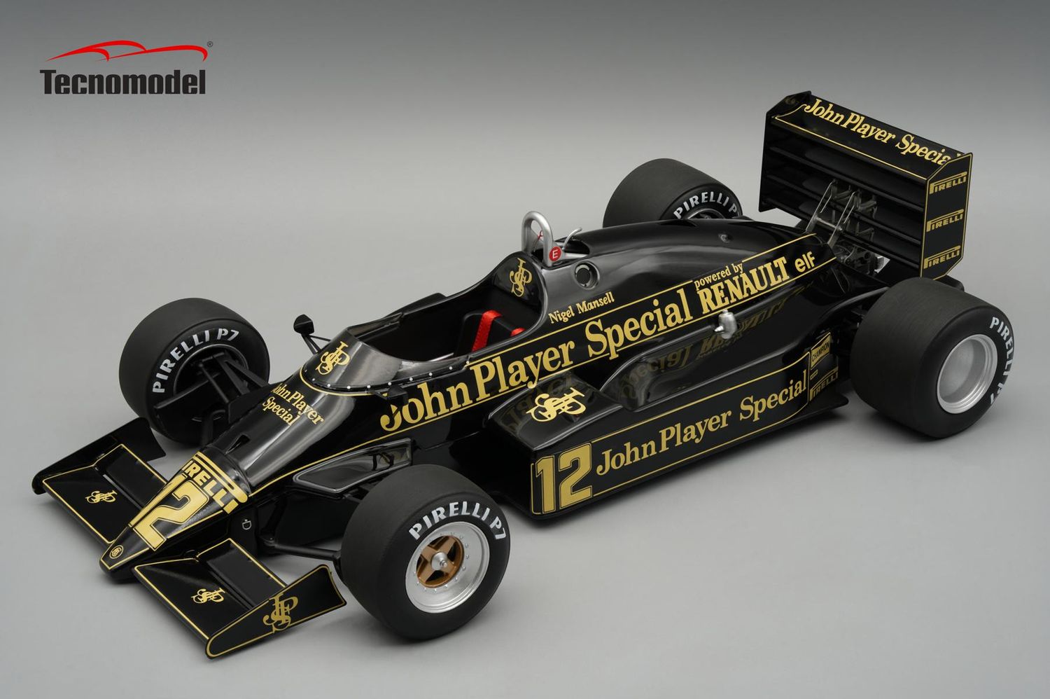 1:18 Tecnomodel - Lotus 94T 1983 European GP Driver: Nigel Mansell