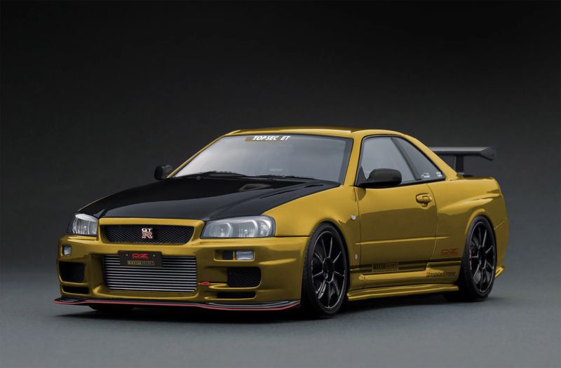 1:18 Ignition - Top Secret 34GT-R (BNR34), gold 1:18 Ignition - Top Secret 34GT-R (BNR34), gold