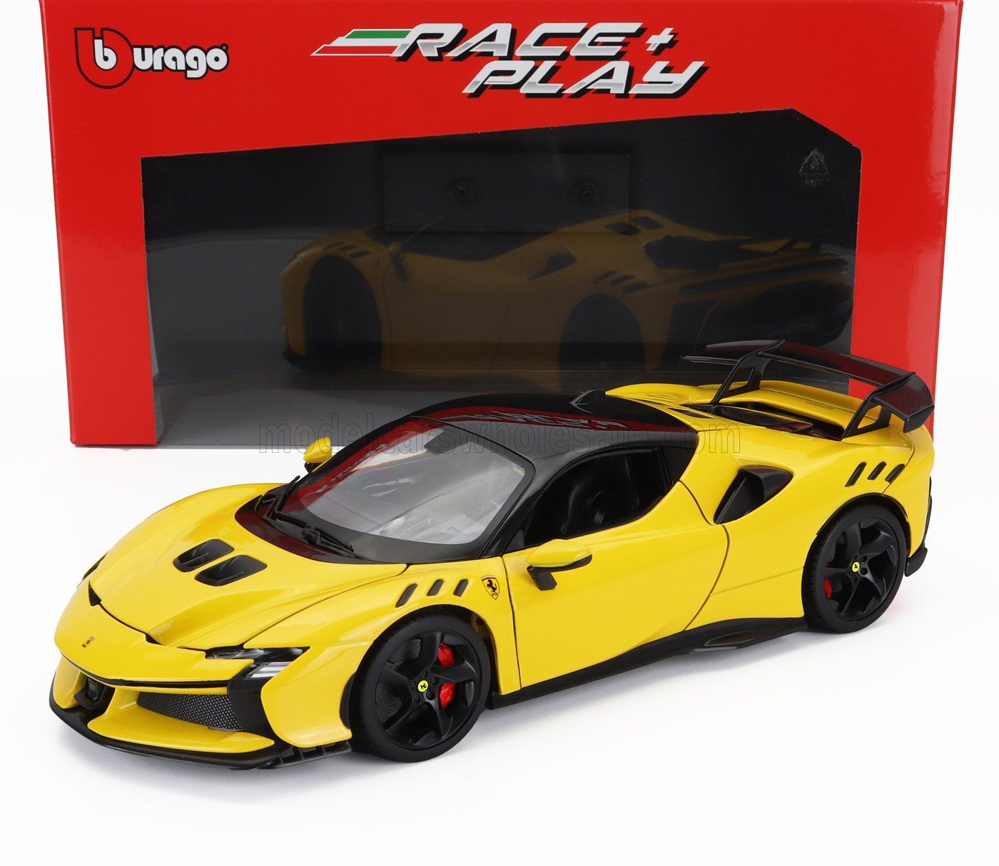 1:18 Bburago - Ferrari SF90XX Stradale 2024 Modena Yellow *Carmodel Exclusiv*