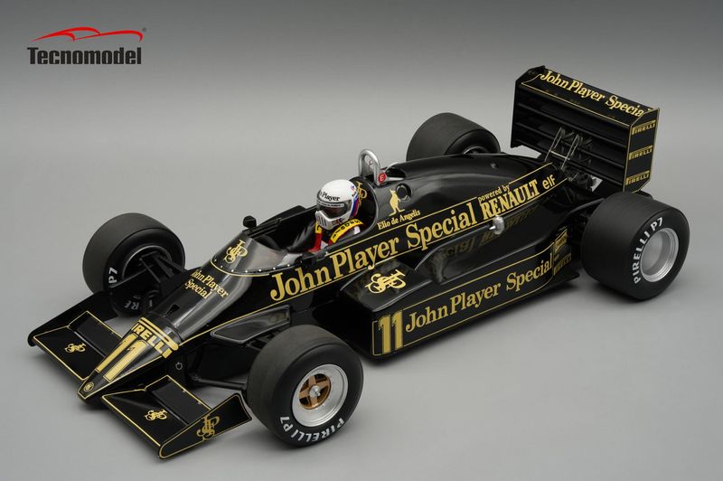 1:18 Tecnomodel - Lotus 94T 1983 European GP Driver E. De Angelis *With Driver Figure*