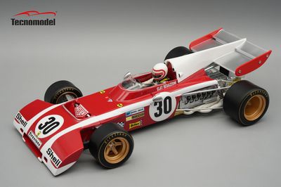 1:18 Tecnomodel - Ferrari 312 B2 1972 Prova belgium GP Driver: Clay regazzoni *With Driver Figure*