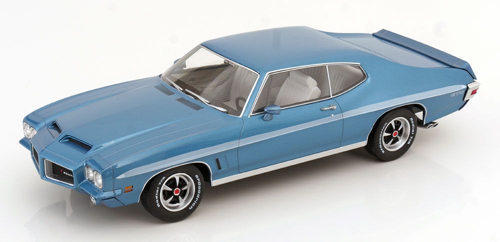 1:18 KK Scale - Pontiac LeMans GTO 1972 hellblau-metallic
