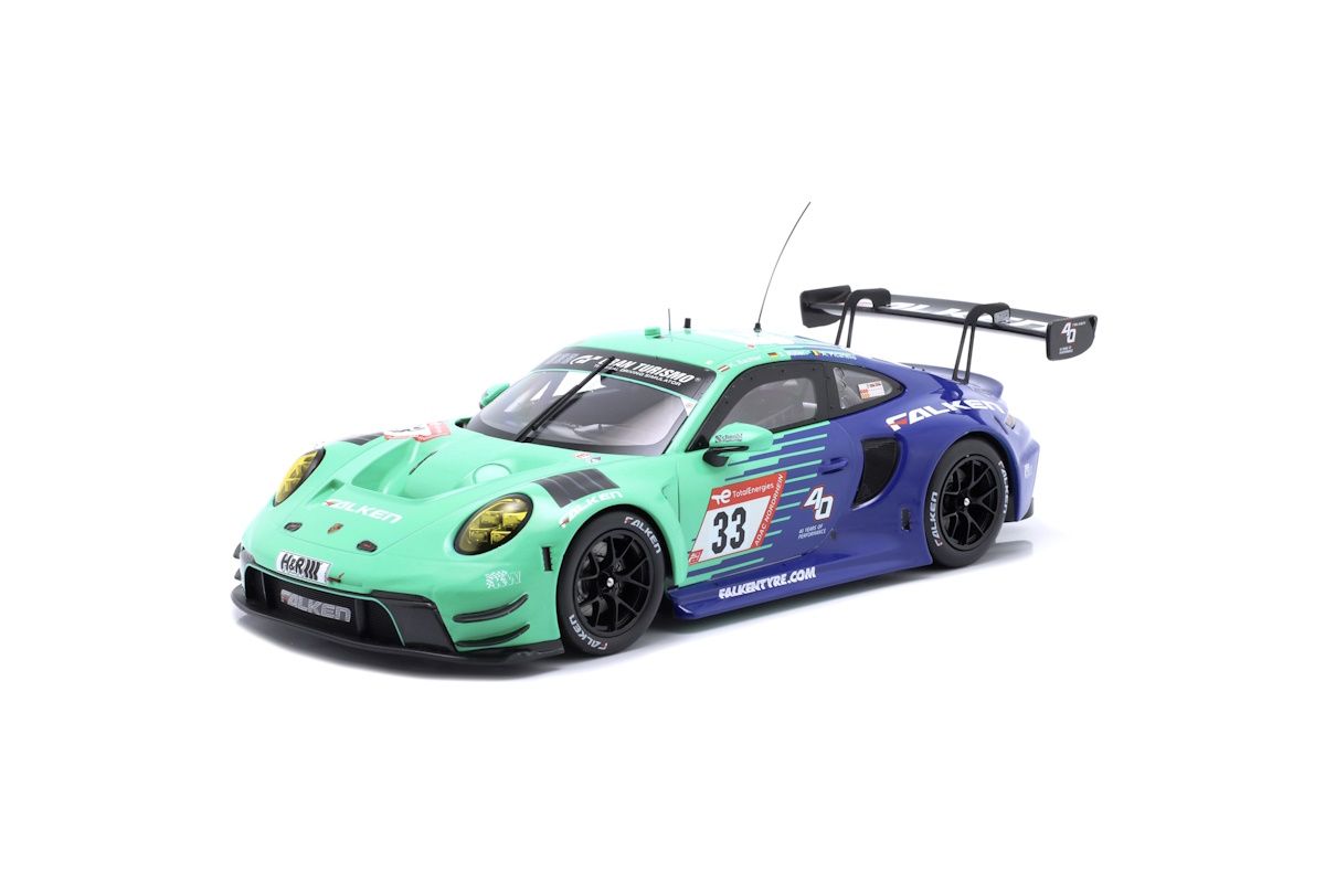 1:18 Ixo - Porsche 911 (992) GT3 R #33 BACHLER/MULLER/PICARIELLO 24H NURBURGRING 2023