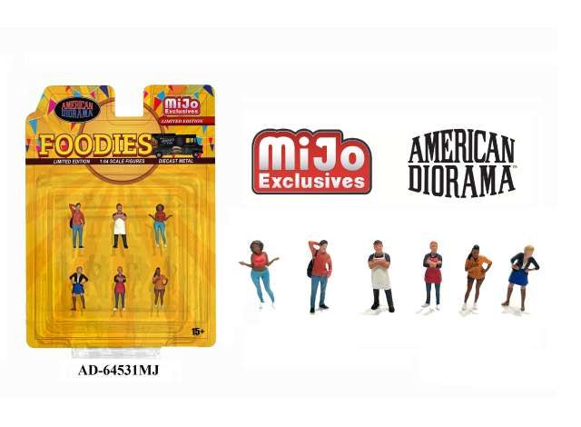 1:64 American Diorama - Figure Set Foodies