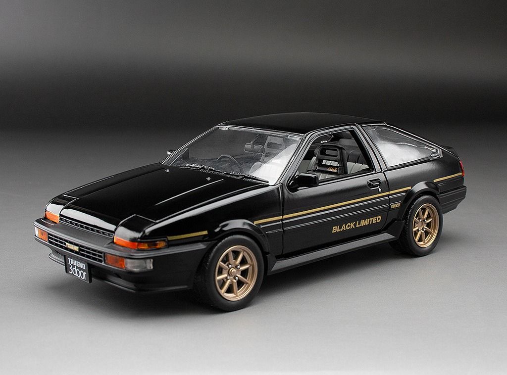 1:24 Sunstar - Toyota Sprinter Trueno GT Apex (AE86) - Black Limited