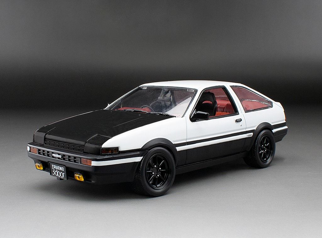 1:24 Sunstar - Toyota Sprinter Trueno GT Apex (AE86) - White/Black