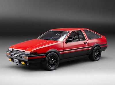 1:24 Sunstar - Toyota Sprinter Trueno GT Apex (AE86) - Red/Black 1:24 Sunstar - Toyota Sprinter Trueno GT Apex (AE86) - Red/Black