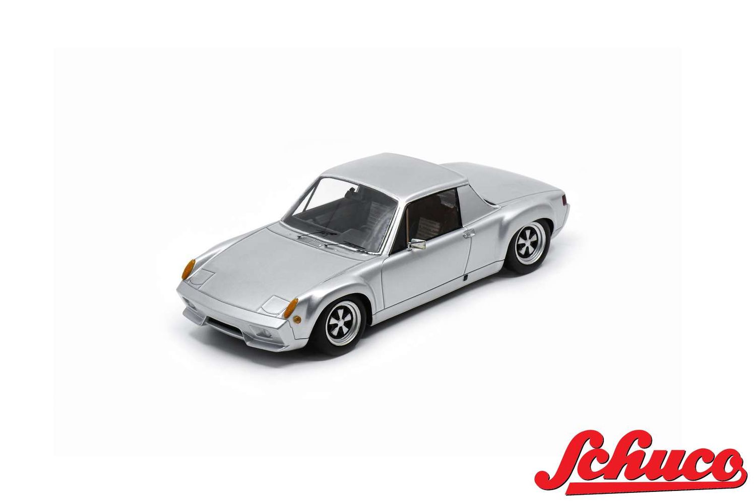 1:18 Schuco - 1972 PORSCHE 916 silver chassis n12