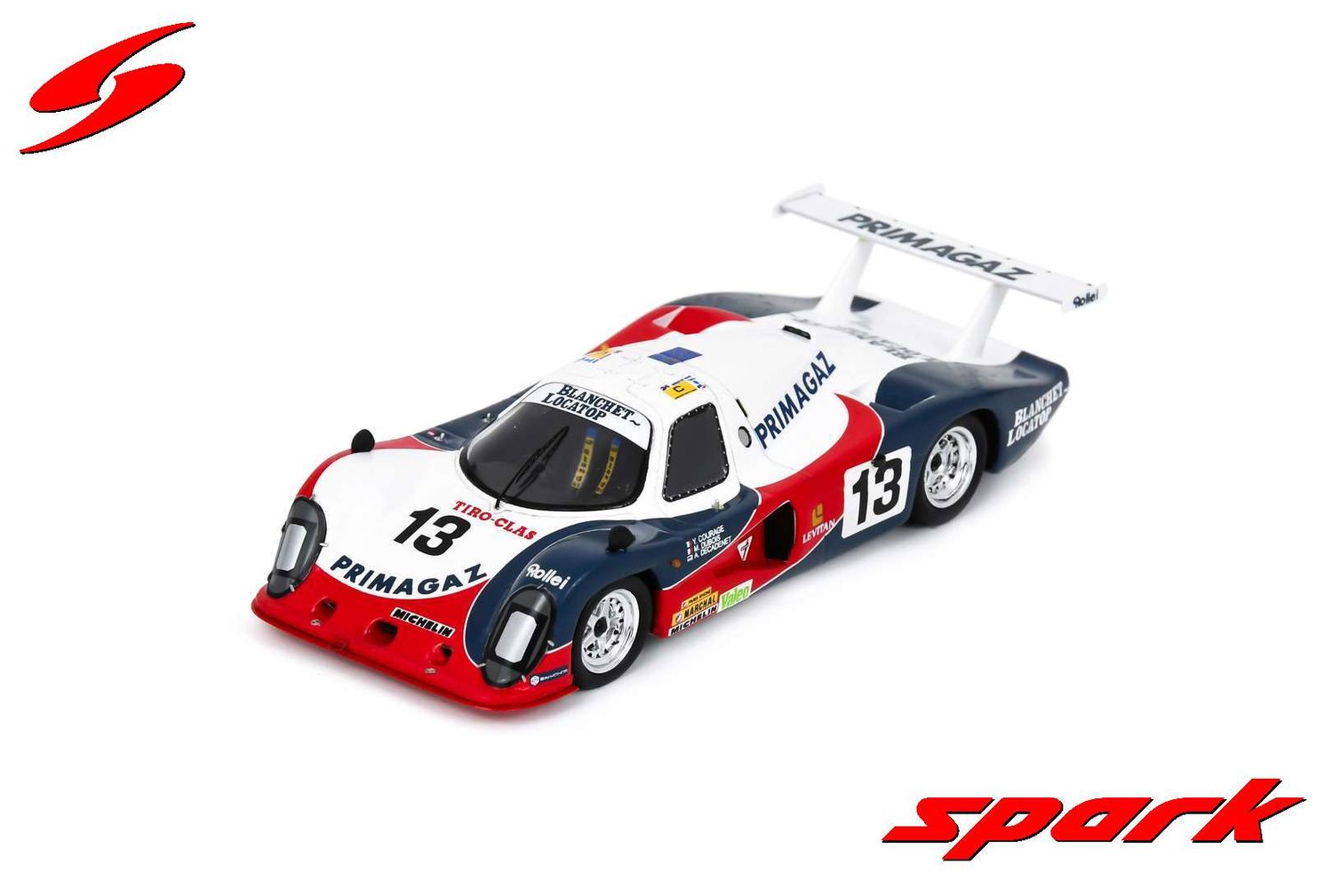 1:43 Spark - Cougar C01 B No.13 Le Mans 24H 1983 Y. Courage - A. de Cadenet - M. Dubois