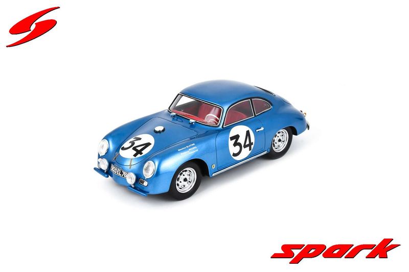 1:18 Spark - Porsche 356 A No.34 13th Le Mans 24H 1956 R. Bourel - M. Stoline 1:18 Spark - Porsche 356 A No.34 13th Le Mans 24H 1956 R. Bourel - M. Stoline