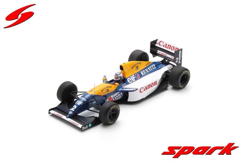 1:18 Spark - Williams FW15C No.5 Winner French GP 1993 Alain Prost 1:18 Spark - Williams FW15C No.5 Winner French GP 1993 Alain Prost