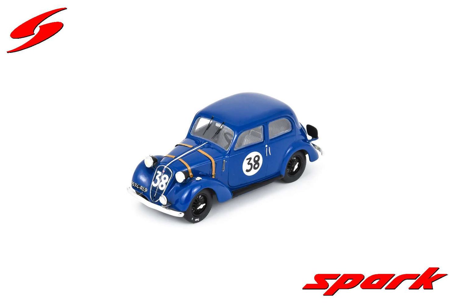 1:43 Spark - Simca 8 No.38 Le Mans 24H 1939 V. Camerano - H. Louveau