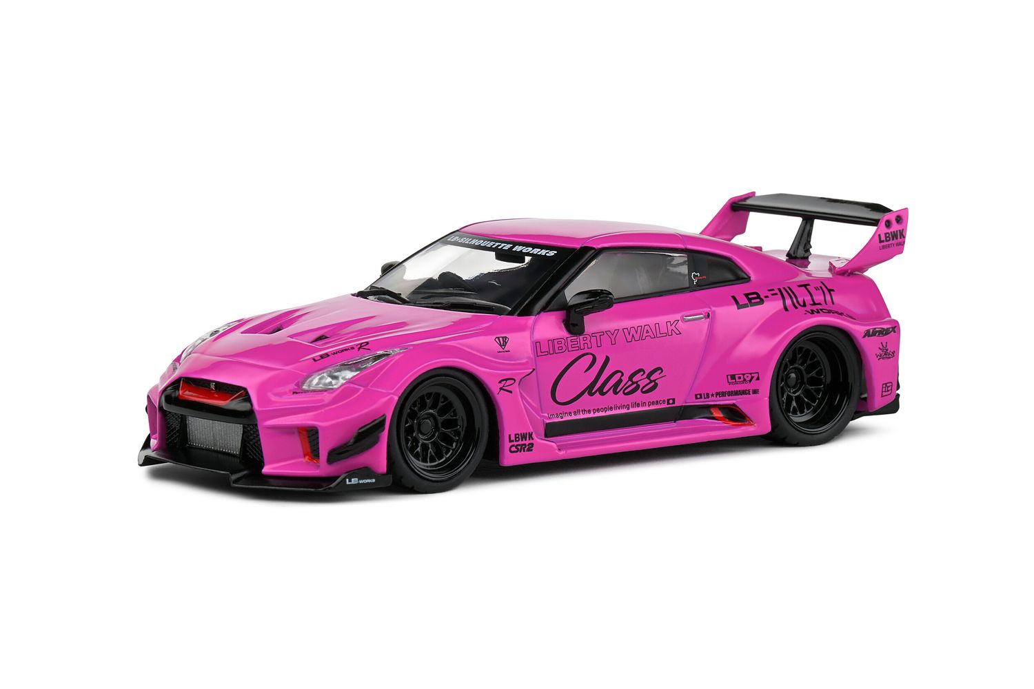 1:43 Solido - Nissan GT-R (R35) LB Works Silhouette 2019 Purple