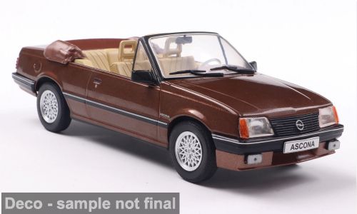 1:24 Whitebox - 1985 Opel Ascona C Cabriolet Dunkelbraun (Metallic)