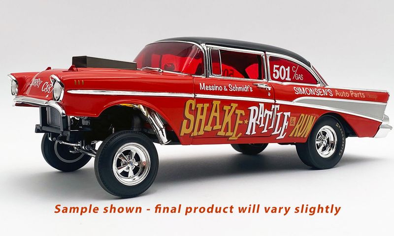 1:18 ACME - 1957 Chevrolet Bel Air Gasser - Shake Rattle & Run Tribute