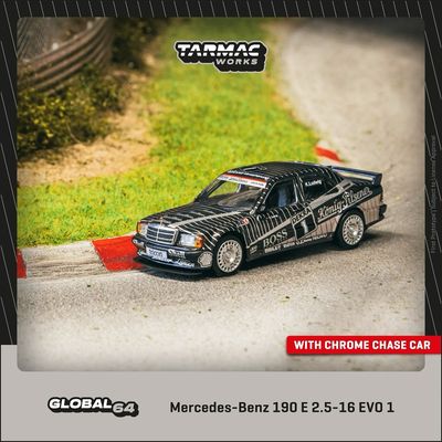 1:64 Tarmac - 1989 Mercedes-Benz 190 E 2.5-16 EVO 1 #1 Klaus Ludwig, DTM 1989