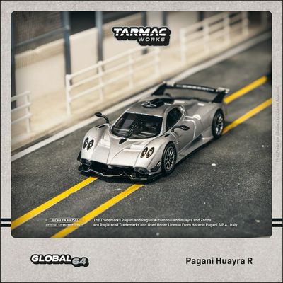 1:64 Tarmac - Pagani Huayra R, satin silver