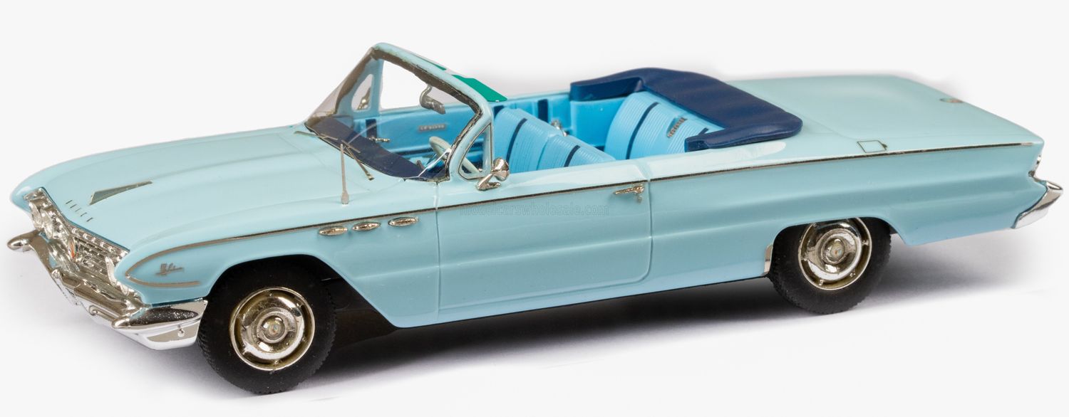 1:43 Esval Model - Buick Lesabre Custom Cabriolet Open 1961 Light blue