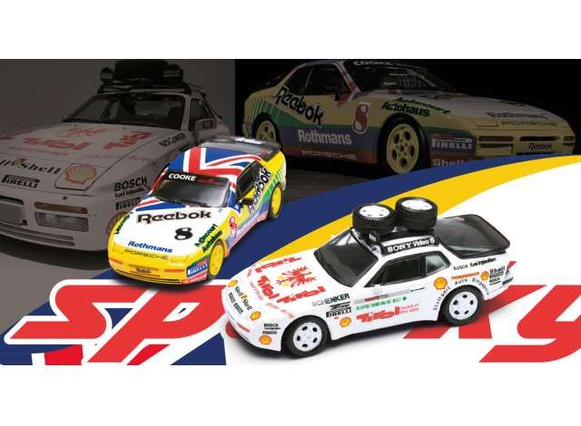 1:64 Tiny Toys - 1987 Porsche 944 Turbo with 1988 Turbo Cup Combo Set
