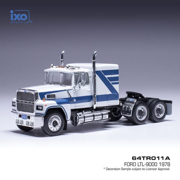 1:64 Ixo - 1978 Ford LTL-9000 weiss , dunkelblau 1:64 Ixo - 1978 Ford LTL-9000 weiss , dunkelblau