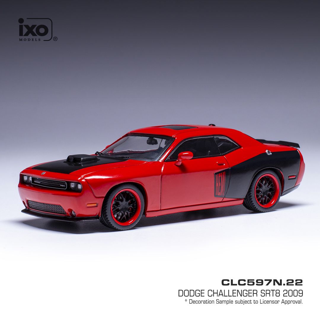 1:43 Ixo - 2009 Dodge Challenger SRT8 Rot