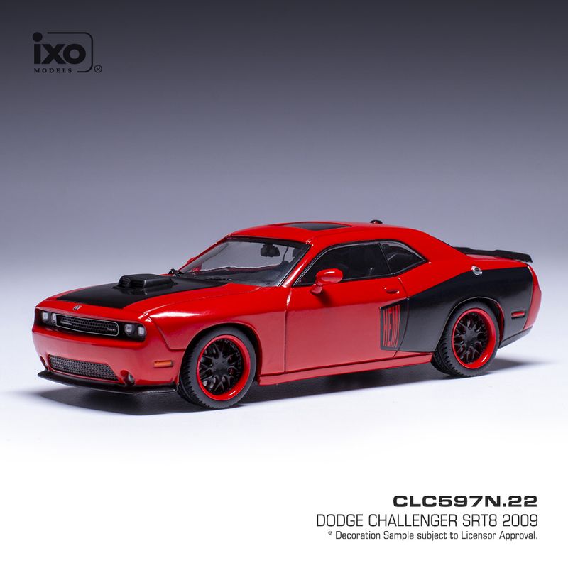 1:43 Ixo - 2009 Dodge Challenger SRT8 Rot 1:43 Ixo - 2009 Dodge Challenger SRT8 Rot