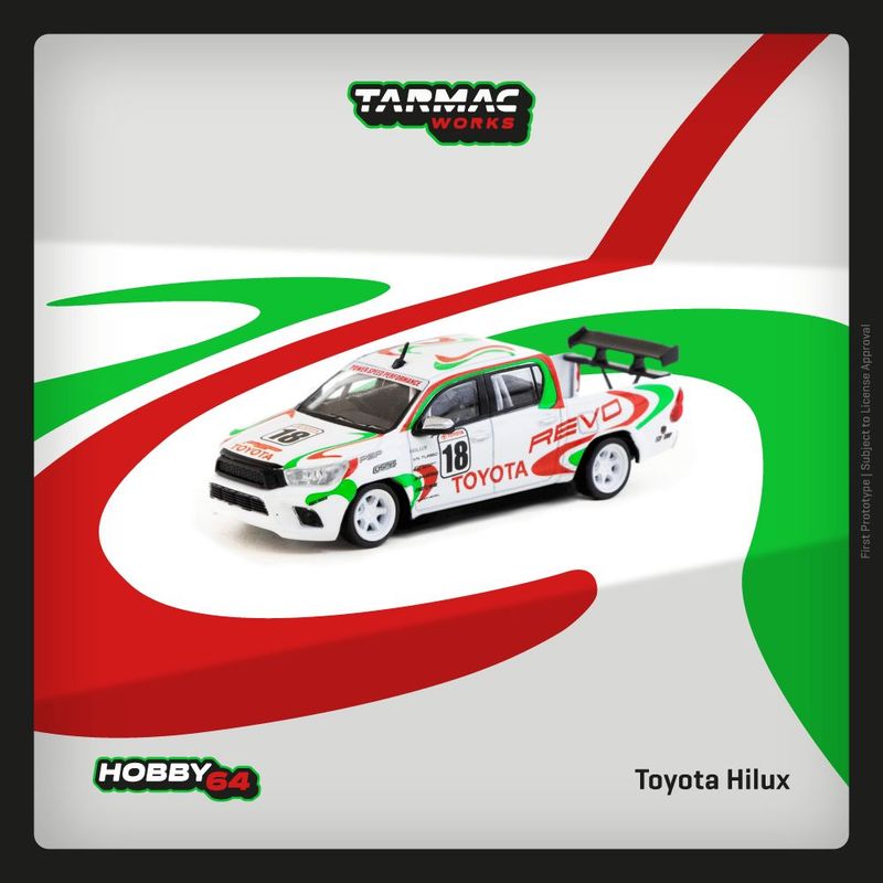1:64 Tarmac - Toyota Hilux #18 1:64 Tarmac - Toyota Hilux #18